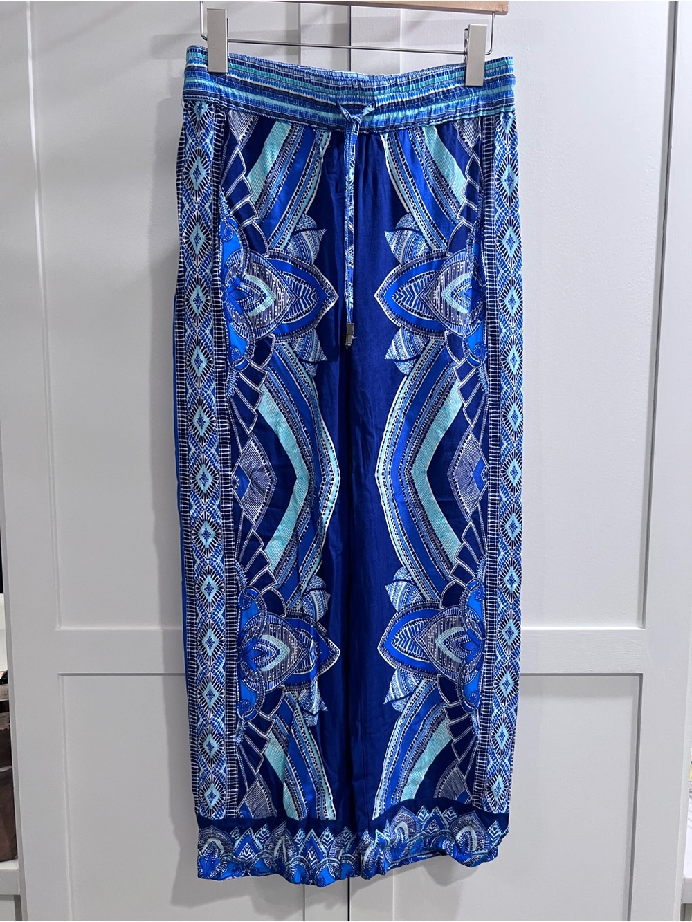 Cynthia Rowley Artsy Boho‎ Pull on Stretch Drawstring Pants